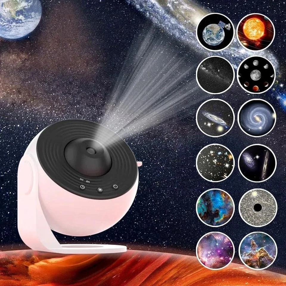 Sternenhimmel Projektor Home Planetarium Lampe LED Nachtlicht Planeten Mond C340 - Bild 1 von 4