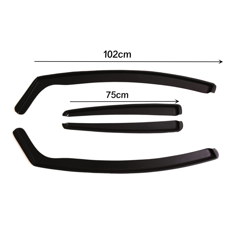 4Pcs/Set Wind Deflectors for FORD FOCUS MK3 5 Doors Hatch Back 2012