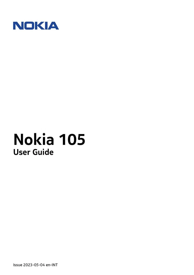 NOKIA 105 4g PRINTED INSTRUCTION MANUAL USER GUIDE HANDBOOK OPERATING FREE POST - Image 1 of 1
