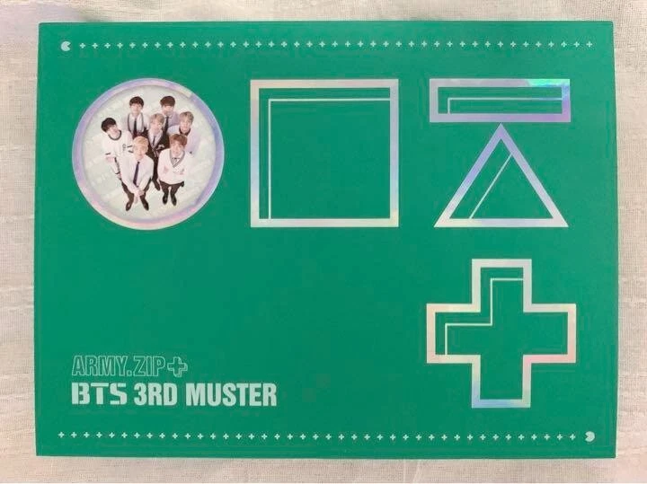 BTS Bangtan Boys 3RD MUSTER ARMY.ZIP+ DVD 3 DISC SET Region 1,3 English Sub