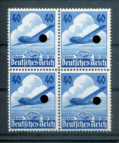 DR-3.Reich 603 Block of 4 MNH Mint 260EUR T4163