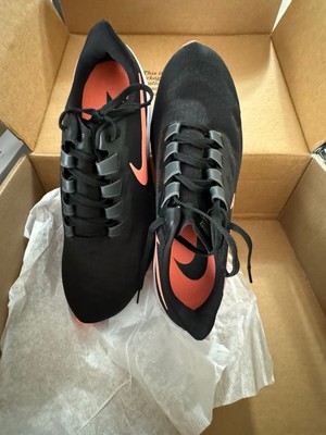 NEW Nike Air Zoom Pegasus 37 Black Bright Mango Sneakers BQ9646-010 Size 12.5