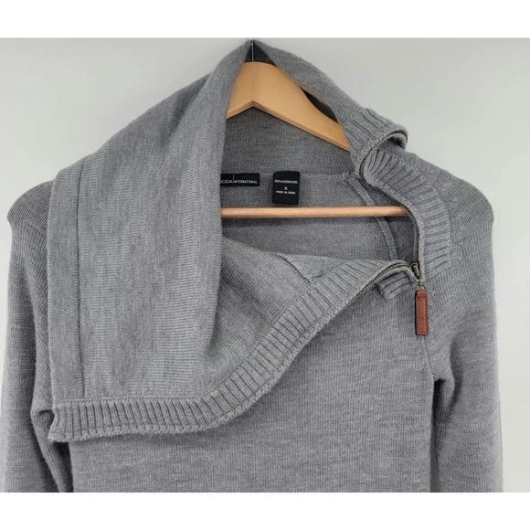 UNDERCOVER Abito Maglione Moda International Vintage Victoria Secret Catalogo Grigio Piccolo Nuovo senza etichette