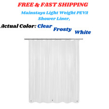 Mainstays Light Weight PEVA Shower Curtain Liner, Color Choice Your
