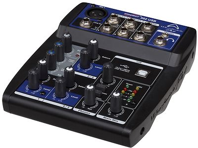 WHARFEDALE PRO CONNECT 502 USB 5 Ch. MISCHPULT PA LIVE STUDIO DJ MIXER BAND BAR