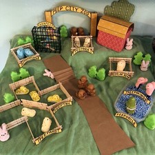 PEEP CITY ZOO craft pieces Animal Sign Cut-outs, handmade copied 1 sheet 8.5x11