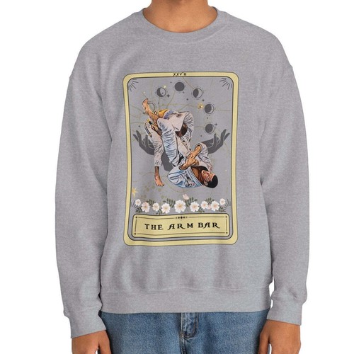 Jiu Jitsu Sweatshirt The Arm Bar Tarot Card - Picture 4 of 12