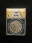 1886 ANACS MS 63 Morgan Silver Dollar Coin, United States of America $1 Coin