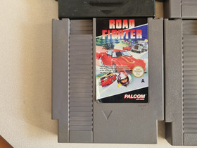 NES Game Bundle 4X PAL Tested Road Fighter, Tennis, Rainbow Island, Sidewinder
