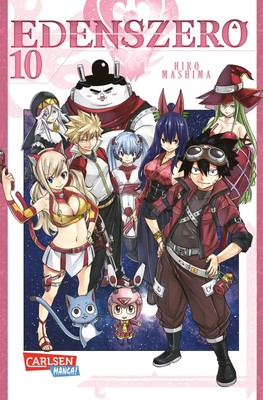 Edens Zero 10 Action, Abenteuer, Sci-Fi und eine blaue Katze Hiro Mashima Buch