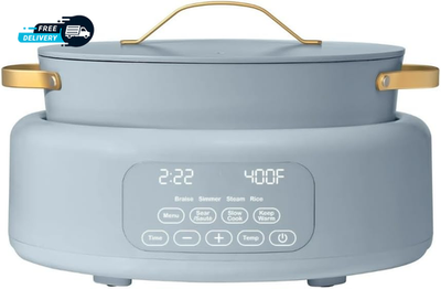 #ad #ad Wonderful 10 In 1 Electric Multi Cooker 6 Qt Cast Aluminum Pot 7 Preset Function $146.07