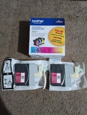 Brother LC61CL Ink Cartridges 5-Pack Exp 01/2023 Cyan 3 Magenta Yellow