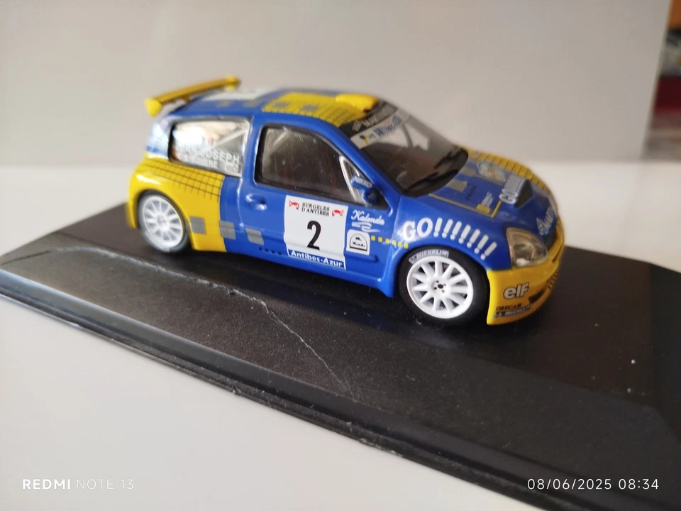 Modellino Renault ClioS1600 Rallye 2004 1:43 - Immagine 2 di 2