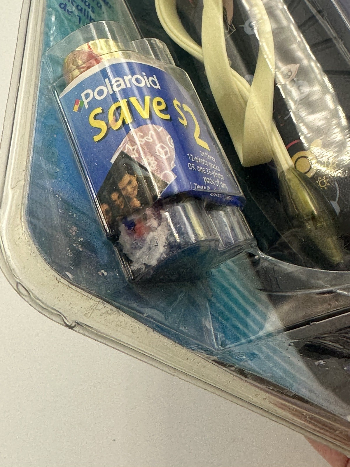 New Vintage 2000 Blue Polaroid I-Zone Instant Pocket Camera Sealed Package