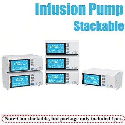 4.3 Inch Touch Screen Infusion Pump Stackable Type Human or Veterinary Use New