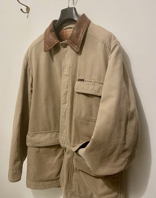 Marlboro Classics Caban Jacke Vintage   Echtlederkragen - Gr. XL