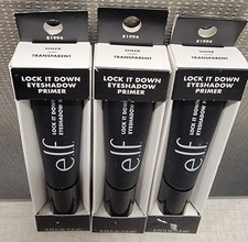 ELF Lock It Down Eyeshadow Primer Sheer Transparent 81994 LOT OF 3