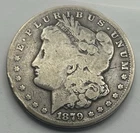 1879-CC Circulated Silver Morgan Dollar Rim Dents