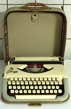 Rarit&auml;t 1959: Princess 100 Schreibmaschine im Koffer ORIG. RECHNUNG & Anleitung