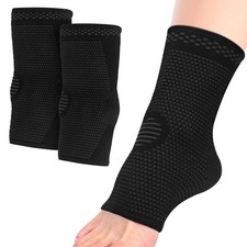 2 Pack Ankle Compression Sleeve for Injury Recovery Achilles Tendon Support, S