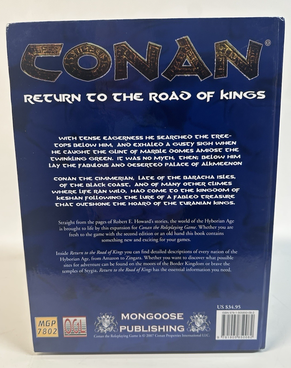 Jogo Conan: The Roleplaying Game (Second Edition) - Return to the Road of Kings (2007): o que é