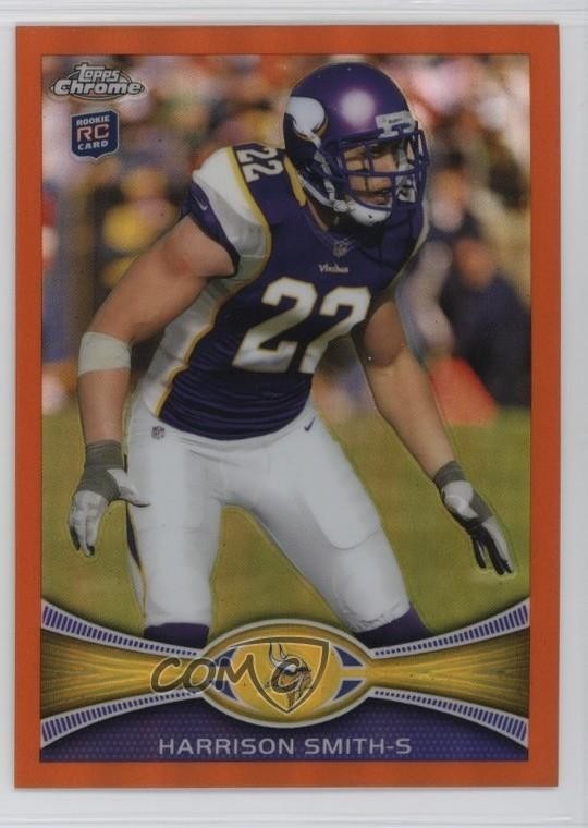 Harrison Smith Topps Chrome #77 Orange Refractor
