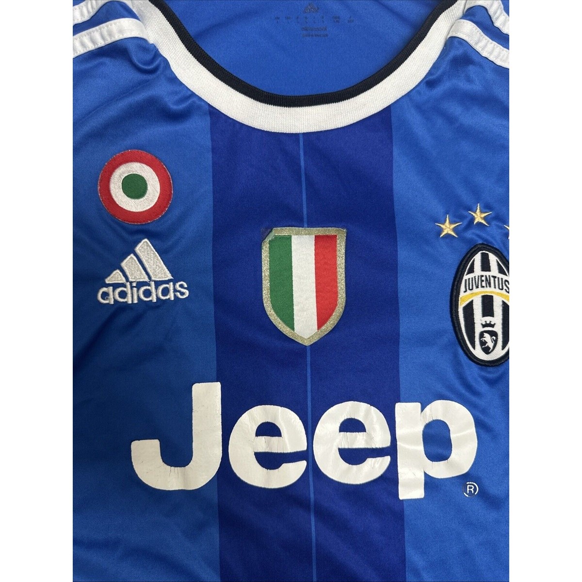 Adidas Juventus FC 2016-17 Away Blue Soccer Jersey AI6226