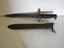 VINTAGE M1 GRAND U.F.H. FLAMING BOMB U.S. BAYONET W/FLAMING BOMB SCABBARD(NICE)