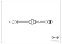 Corteco Bremsschlauch 19025706 FüR Renault ScÉNic Megane LA0 JA0 BA0 1 Classic 2