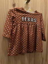 Texas Longhorns Colosseum Dress Toddler Girl 9-12 Months-great For Fans