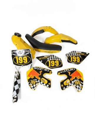 #1 | Suzuki Rm 125 250 Full Body Kit Plastics, Fuel Tank - 1999, 2000
