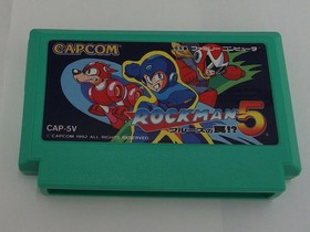 ROCKMAN 5 Megaman Nintendo Famicom FC Japan Import Free shipping FedEx DHL