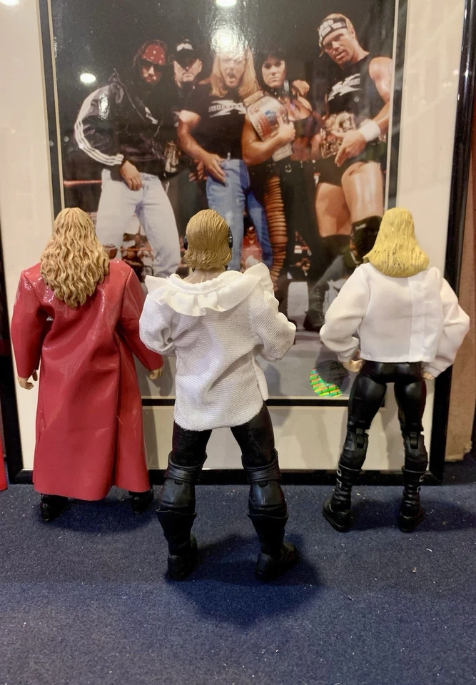 WWF WWE Custom Mattel The Brood: Custom Gangrel, Edge & Custom Christian - Image 2 of 2