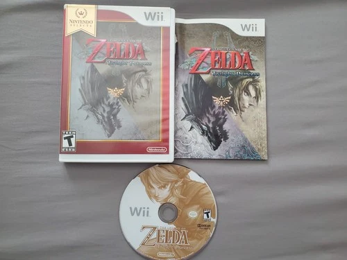 The Legend of Zelda: Twilight Princess NINTENDO SELECTS (Wii, 2006) COMPLETE!!!!