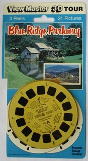 3 VIEW MASTER 3D BILDSCHEIBEN BLUE RIDGE PARKWAY