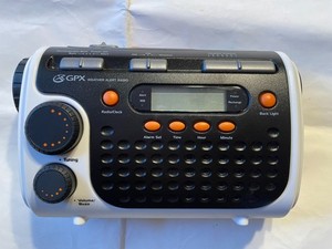 GPX SportX Weatherband Radio with Flashlight Model # RWB4004SP