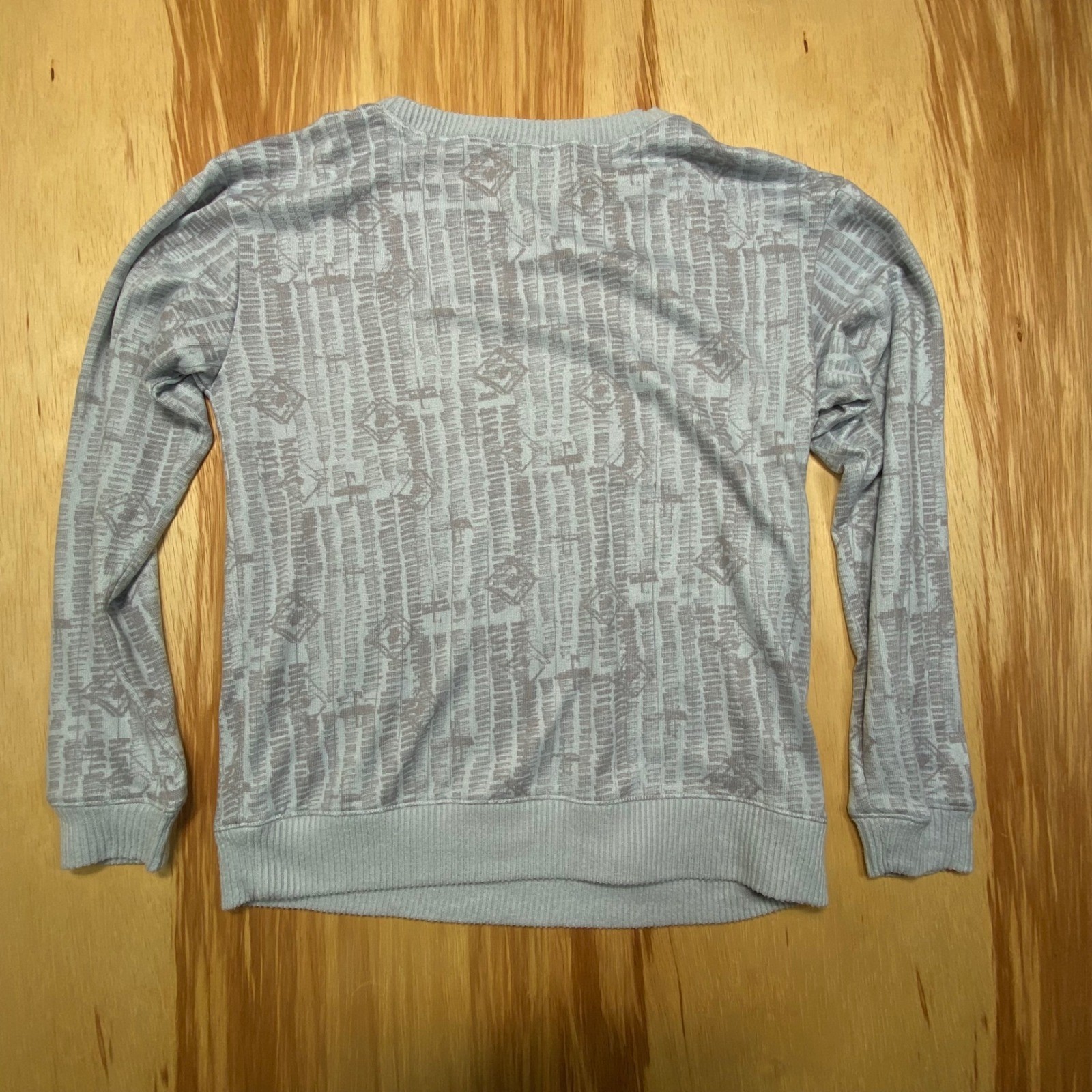Honeydew Women's Small Gray Patterned Crewneck Sw… - image 3