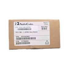 AudioCodes M1K TMX-1 2SPAN Voice Module Green GTPM00052 Model M1K TMX-1 2SPAN