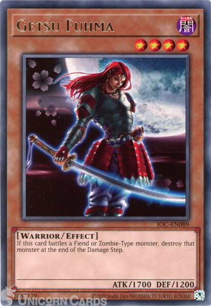 IOC-EN089 Getsu Fuhma :: Rare 25th Anniversary Edition Mint YuGiOh Card