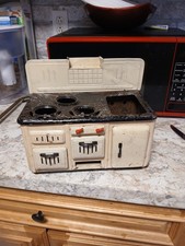 Vintage Metal Toy Stove Oven 10 6 6