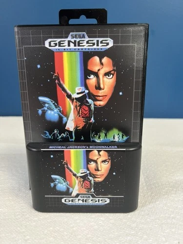 Michael Jackson's Moonwalker (Sega Genesis 1990) CIB ,Tested excellent condition