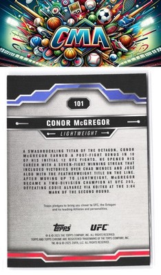 2025 Topps Chrome UFC #101 Conor McGregor X-Fractor | eBay