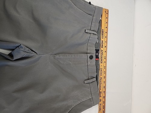 Dockers Mens Pants Flat Front Straight Leg 38 X 34 Grey - Picture 17 of 23