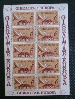 Gibraltar Souvenir Sheet MNH XF S