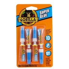 Gorilla Super Glue Clear All Purpose Adhesive Fast Setting Impact Tough 1 Pack