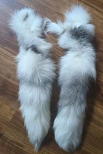 #1 Quality XL Tanned Fox Tails/Crafts/Real USA Fur Tails/Harley parts/Purse/Hats