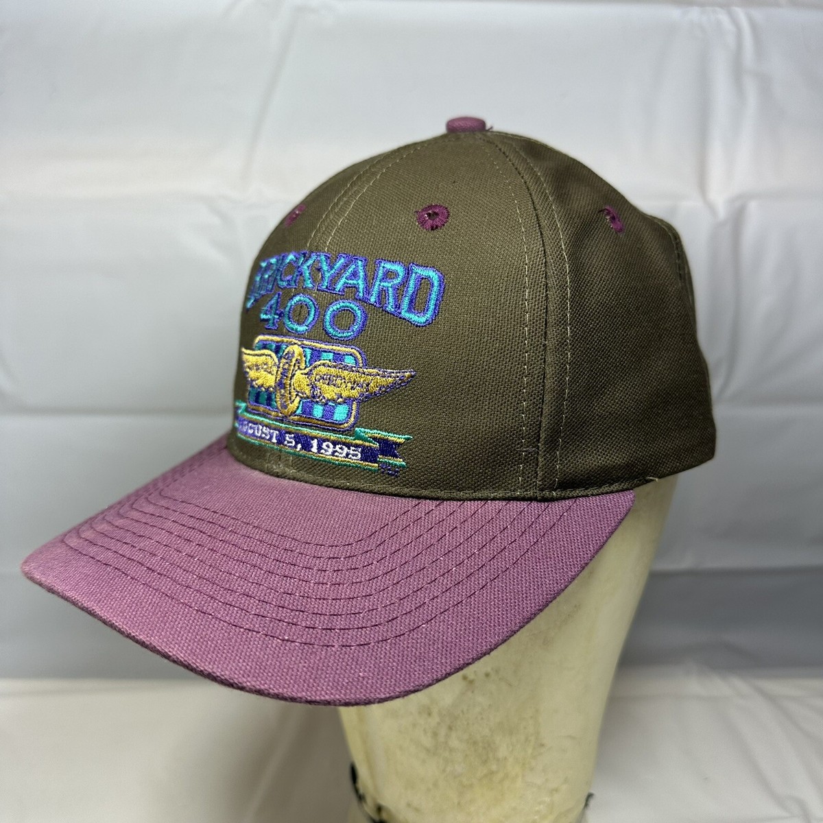 帽子 1995 NASCAR BRICKYARD 400 SNAPBACK CAP Brickyard 400 Nascar Snap Back Trucker Hat Cap Indianapolis