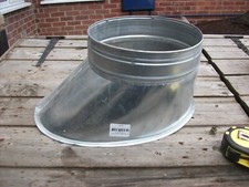 Extractor Fan Pipe ~ FLBF025 Flatshoe ~ 250mm ~ class ATC3 ~ Ventilation Ducting