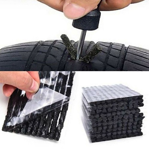 50PCS Tubeless Tire Tyre Puncture Repair Kit Strips Plug For Car Van Truck Bike - Picture 2 of 4