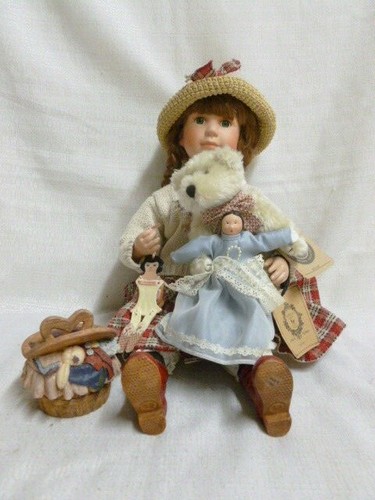 2000 Boyds Bear Yesterdays Child Cassidy Buttons Dollmaker Large L/E Doll 4936 - Picture 1 of 7